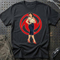 Dong Feng Retro Pinup T-Shirt – Sort
