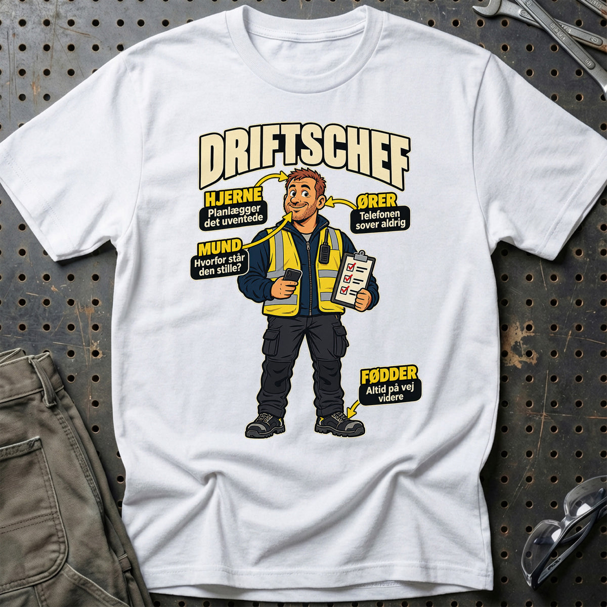 
Produktbillede af Driftschef – Anatomi T-Shirt