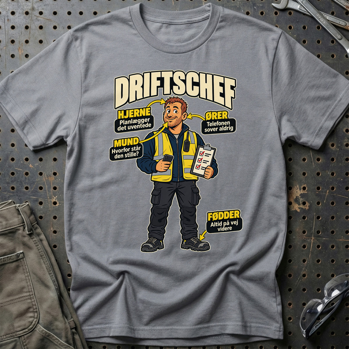
Produktbillede af Driftschef – Anatomi T-Shirt