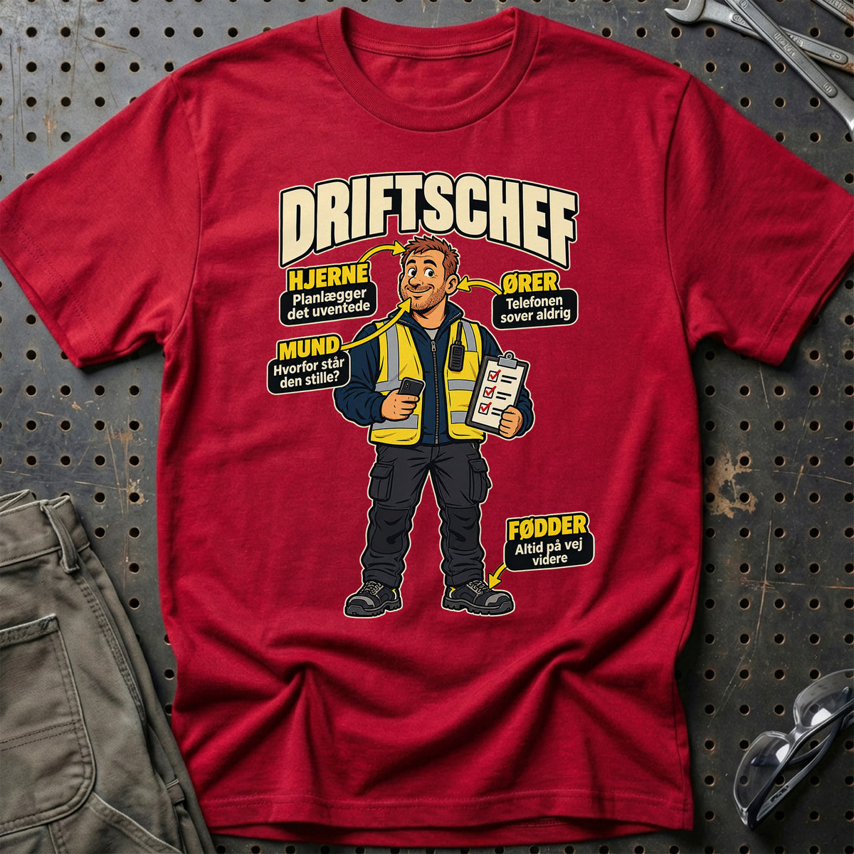 
Produktbillede af Driftschef – Anatomi T-Shirt