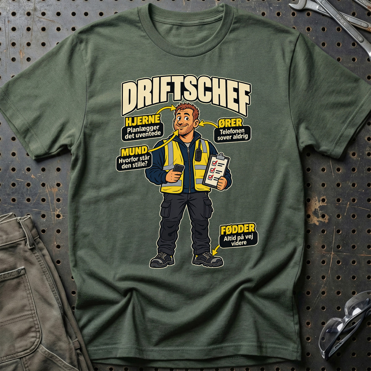 
Produktbillede af Driftschef – Anatomi T-Shirt