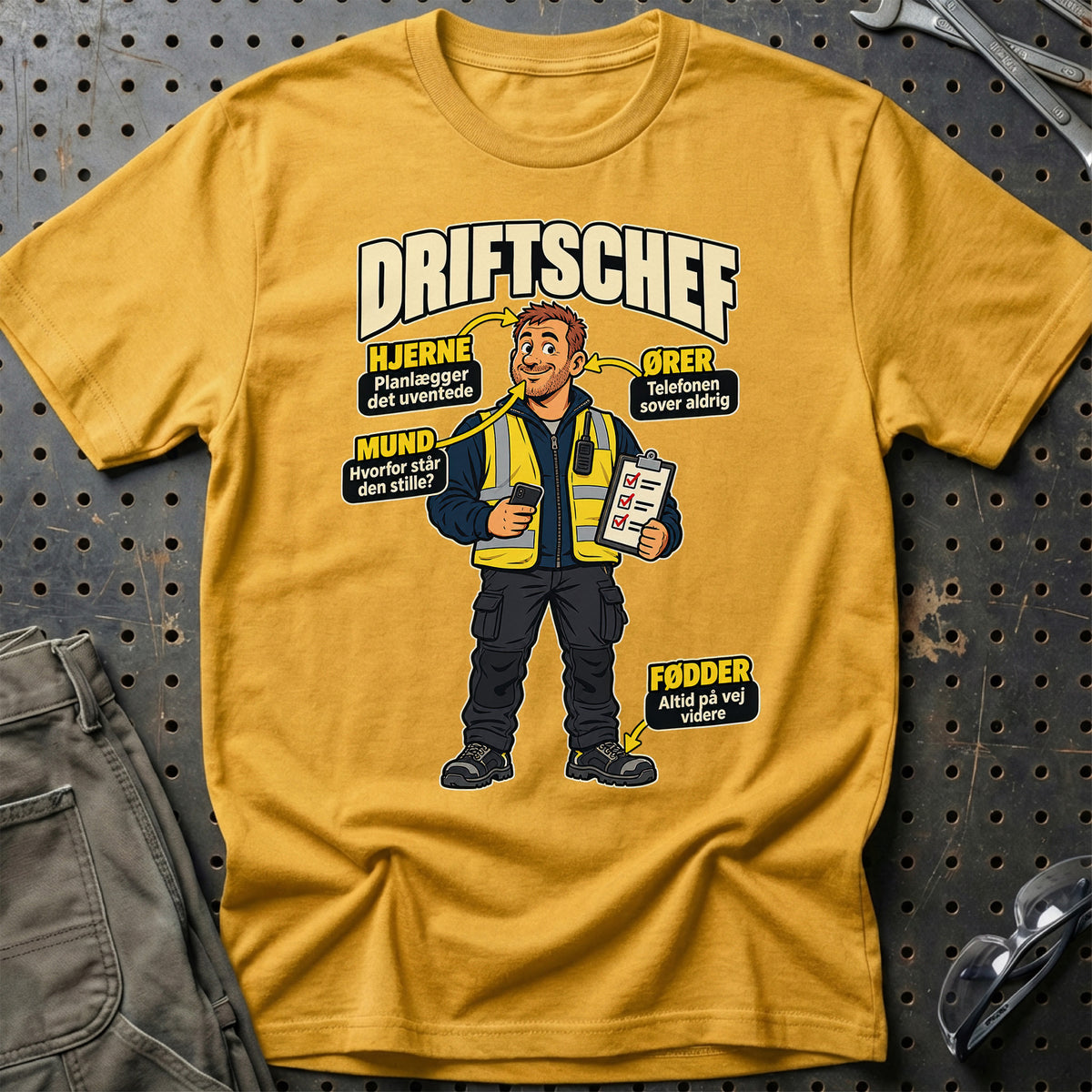 
Produktbillede af Driftschef – Anatomi T-Shirt