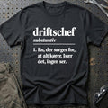 
Driftschef – Definition T-Shirt – Sort