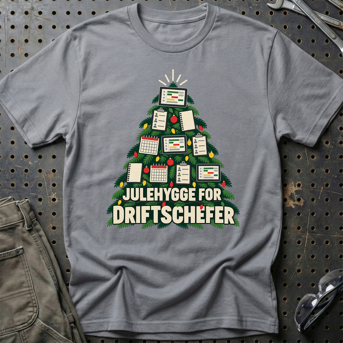 
Driftschef – Julehygge – Unisex T-Shirt – Grå Sport