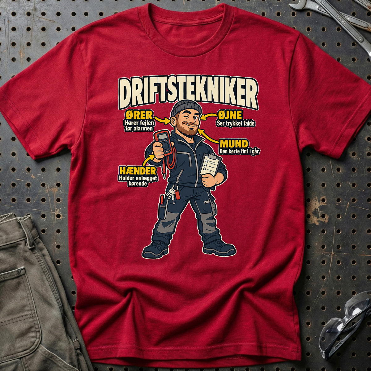 
Produktbillede af Driftstekniker – Anatomi T-Shirt