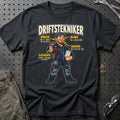 Driftstekniker – Anatomi T-Shirt-Beklædning-Garage Culture-Sort-S-Garage Culture Shop- garage - man cave - merchandise