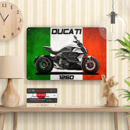 Ducati Diavel 1260 Skilte, Musemåtte, Dørmåtte , Plakat-Skilte-Ducati-Garage Culture Shop- garage - man cave - merchandise