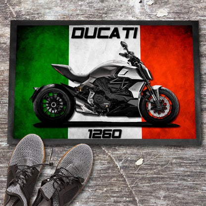 Ducati Diavel 1260 Skilte, Musemåtte, Dørmåtte , Plakat-Skilte-Ducati-Garage Culture Shop- garage - man cave - merchandise