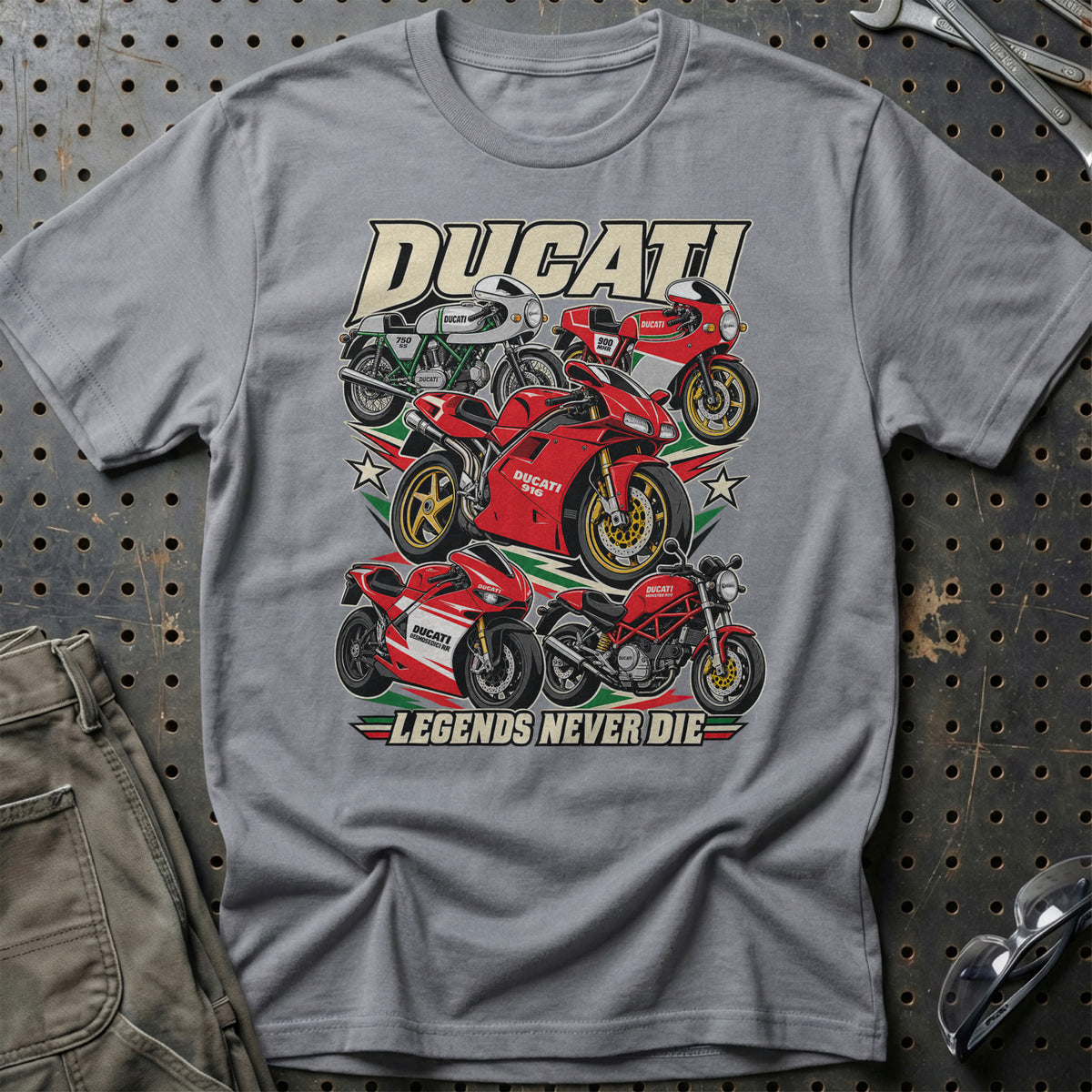 
Produktbillede af Ducati Legends Never Die T-Shirt