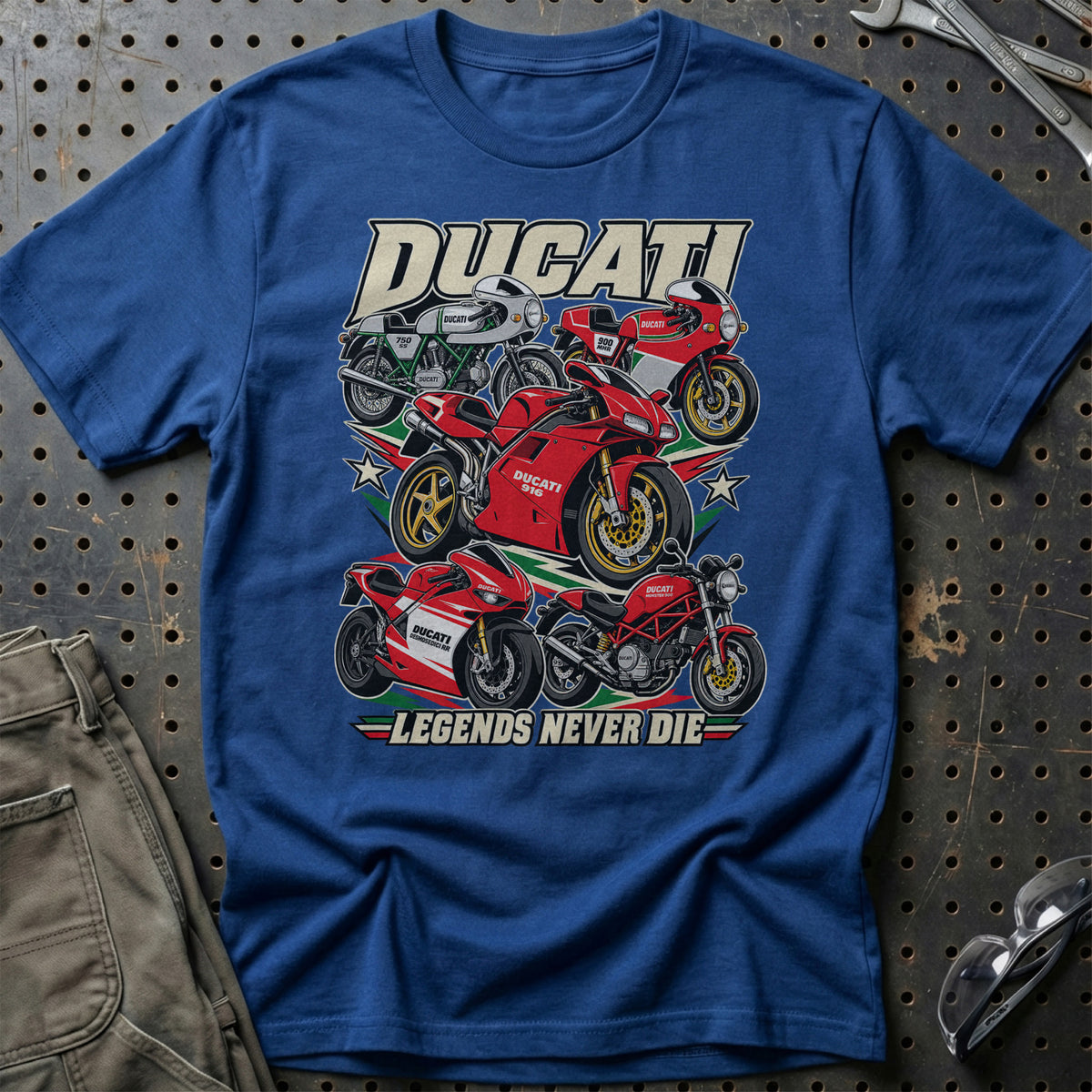 
Produktbillede af Ducati Legends Never Die T-Shirt