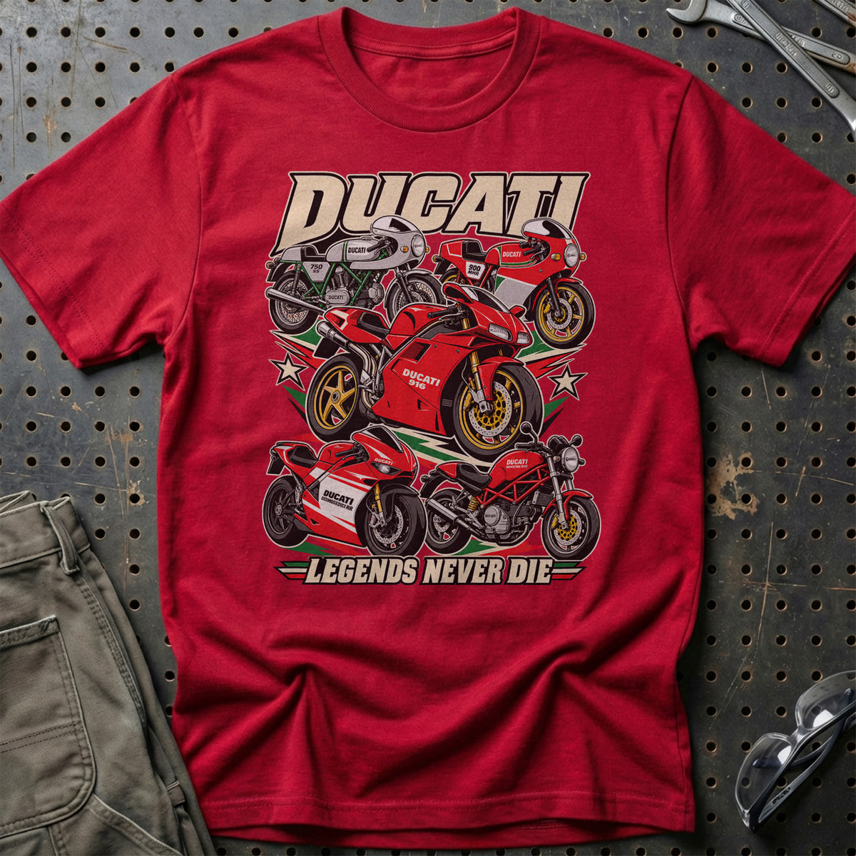 
Produktbillede af Ducati Legends Never Die T-Shirt