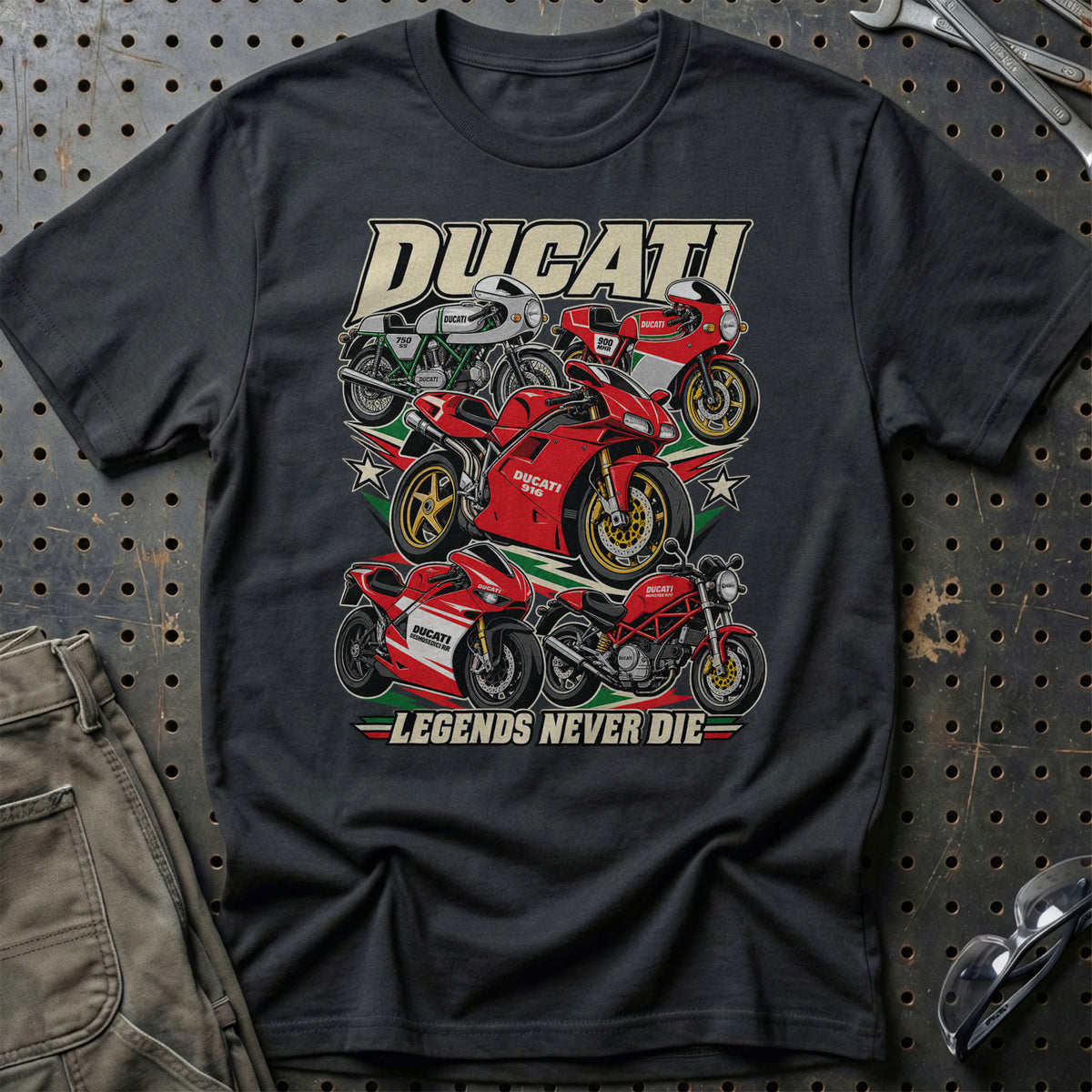 
Produktbillede af Ducati Legends Never Die T-Shirt