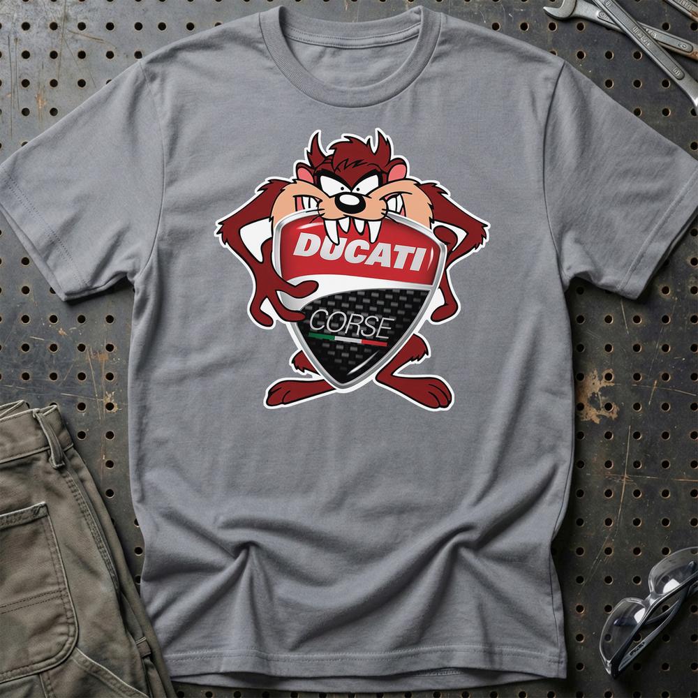 Ducati TAZ T-Shirt-Beklædning-Ducati-Grå Sport-S-Garage Culture Shop- garage - man cave - merchandise