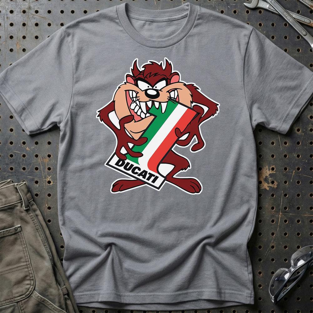 Ducati TAZ T-Shirt-Beklædning-Ducati-Grå Sport-S-Garage Culture Shop- garage - man cave - merchandise