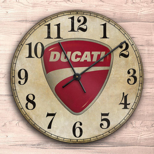 Ducati Vægur Rundt-Clock-Ducati-Garage Culture Shop- garage - man cave - merchandise