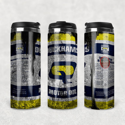 Duckhams Motor Oil Termokrus Tumbler Rustfrit Stål-Krus-Motorolie-Garage Culture Shop- garage - man cave - merchandise