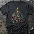 
Duesenberg Juletræ Christmas Tree Unisex T-Shirt – Sort – print foran