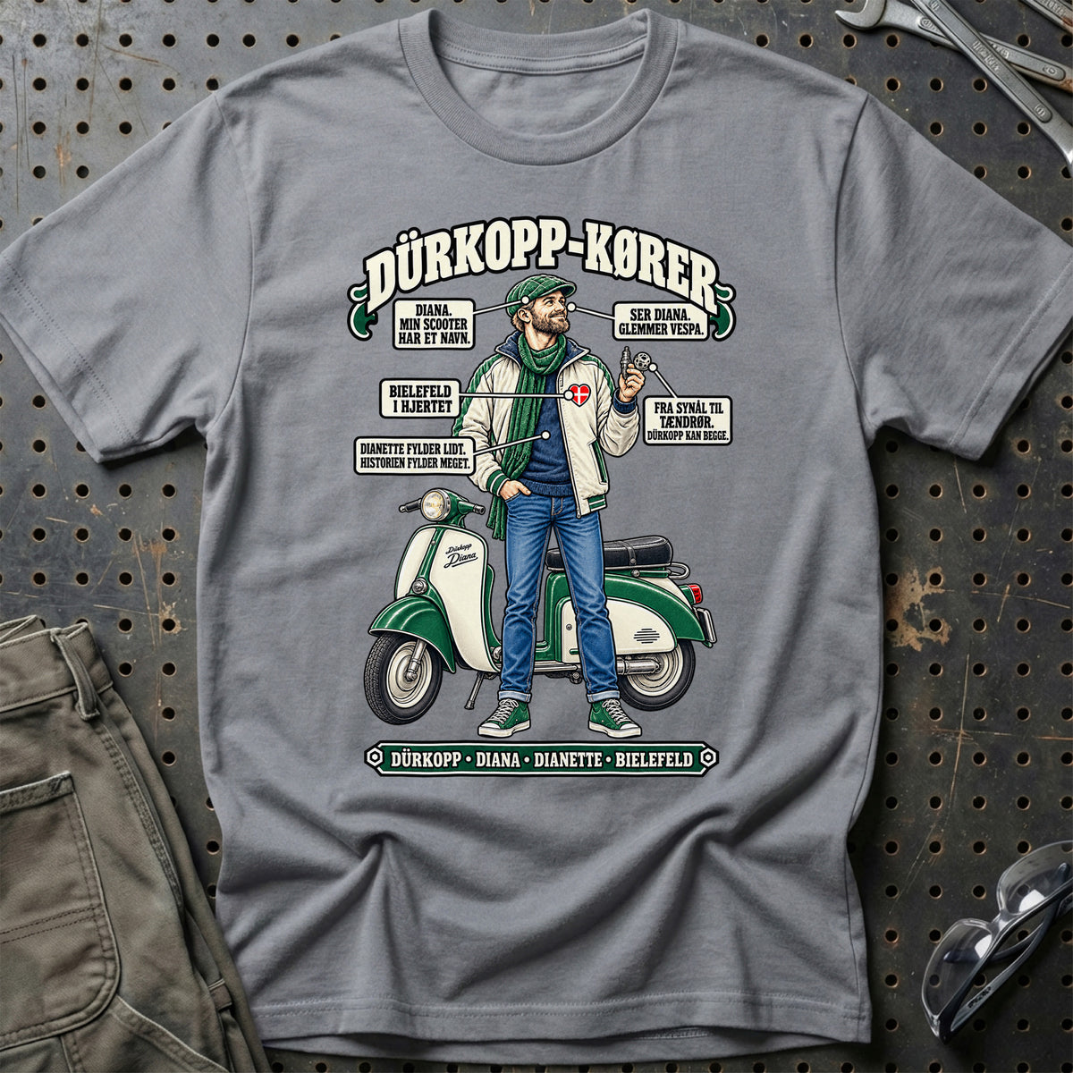 
Dürkopp-Kører T-Shirt – Grå Sport