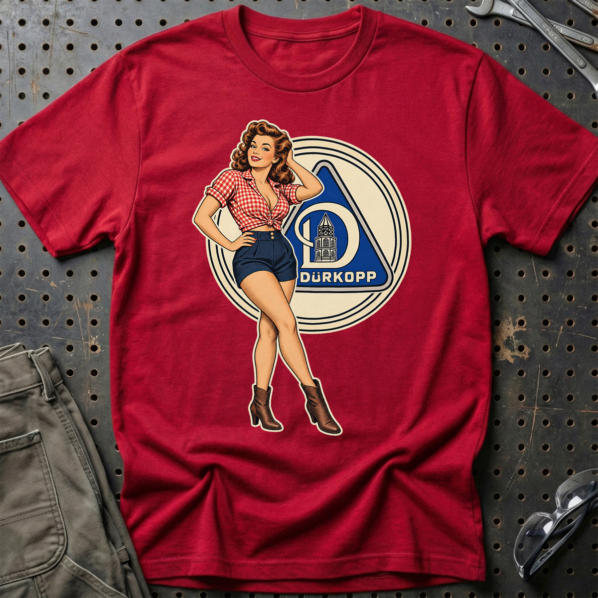 
Produktbillede af Dürkopp Retro Pinup T-Shirt