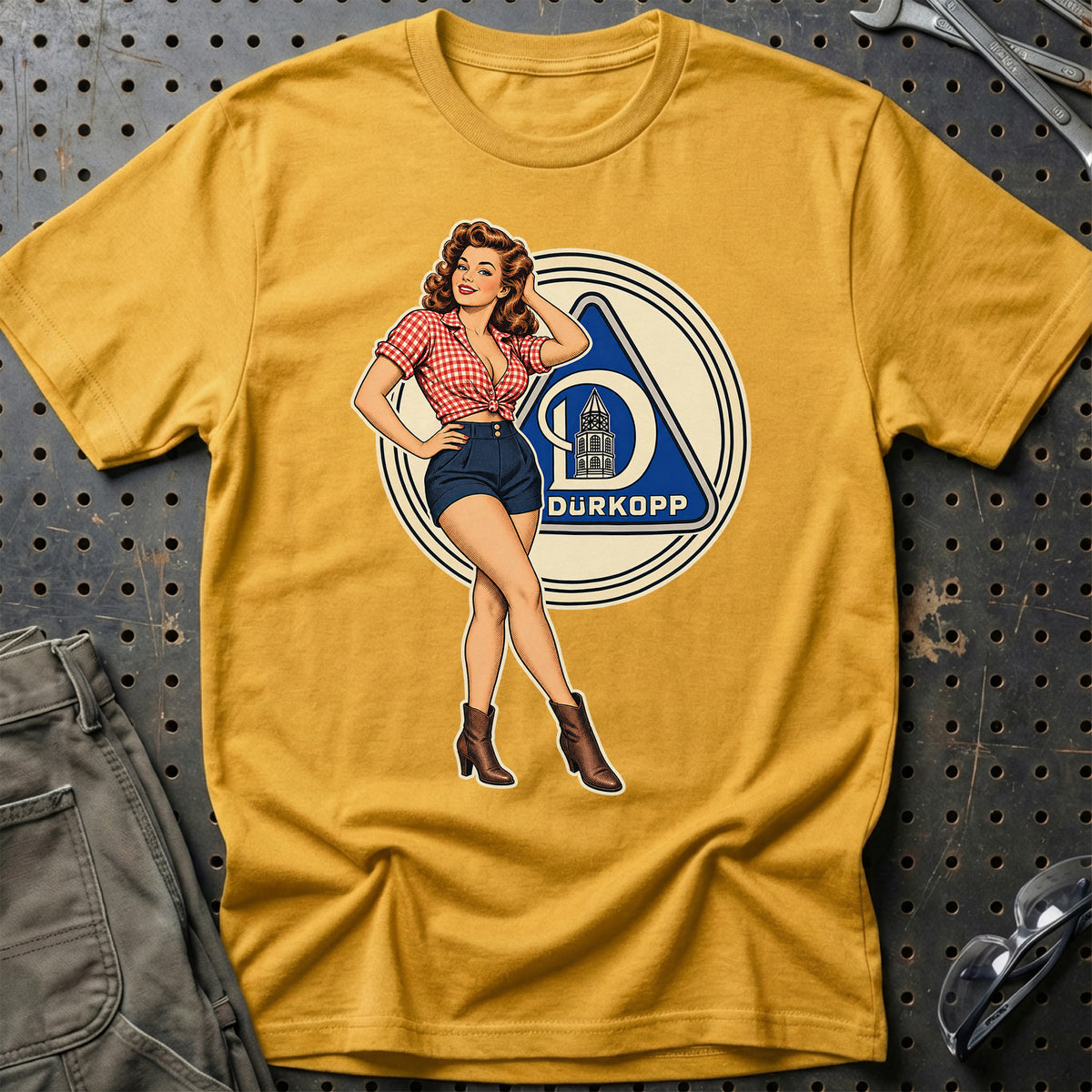 
Produktbillede af Dürkopp Retro Pinup T-Shirt