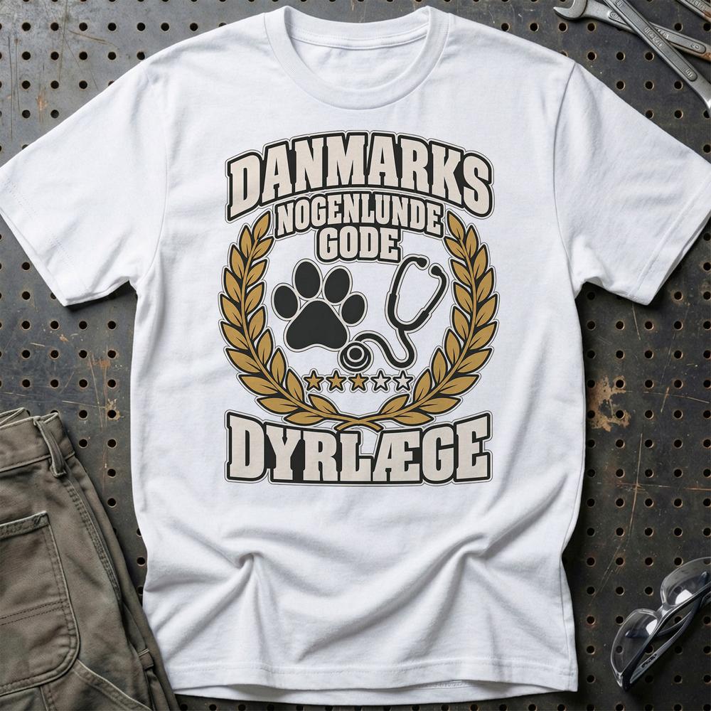 
Produktbillede af Dyrlæge – Danmarks Nogenlunde Gode T-Shirt