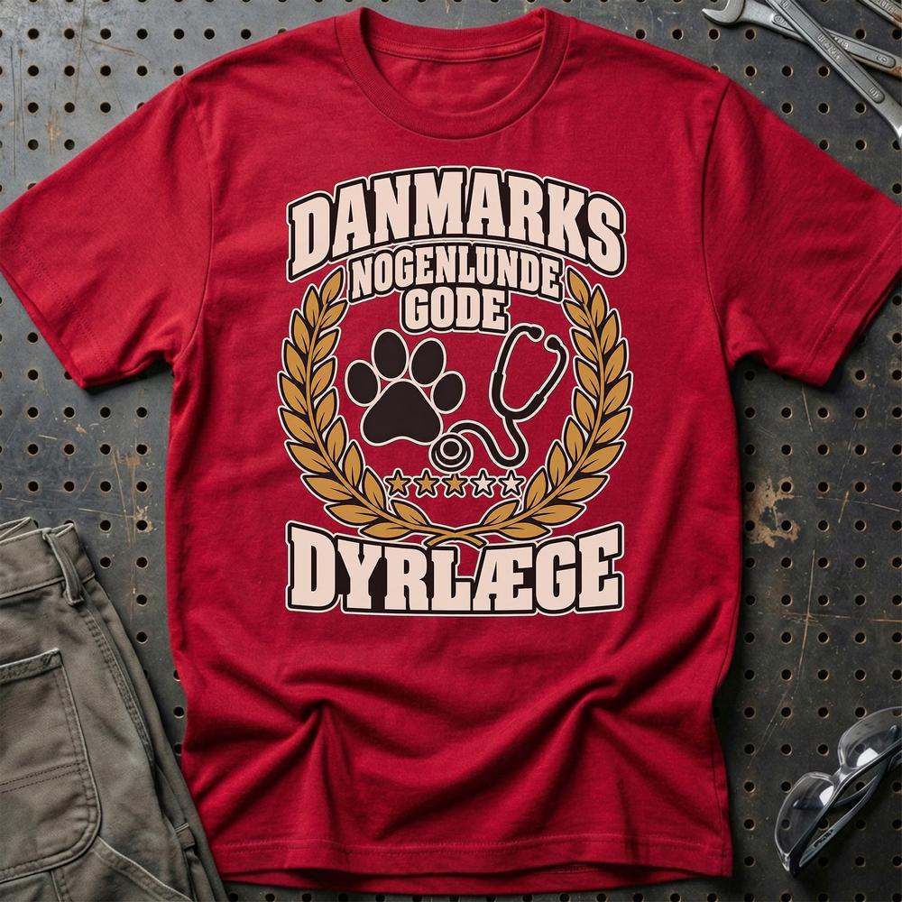 
Produktbillede af Dyrlæge – Danmarks Nogenlunde Gode T-Shirt