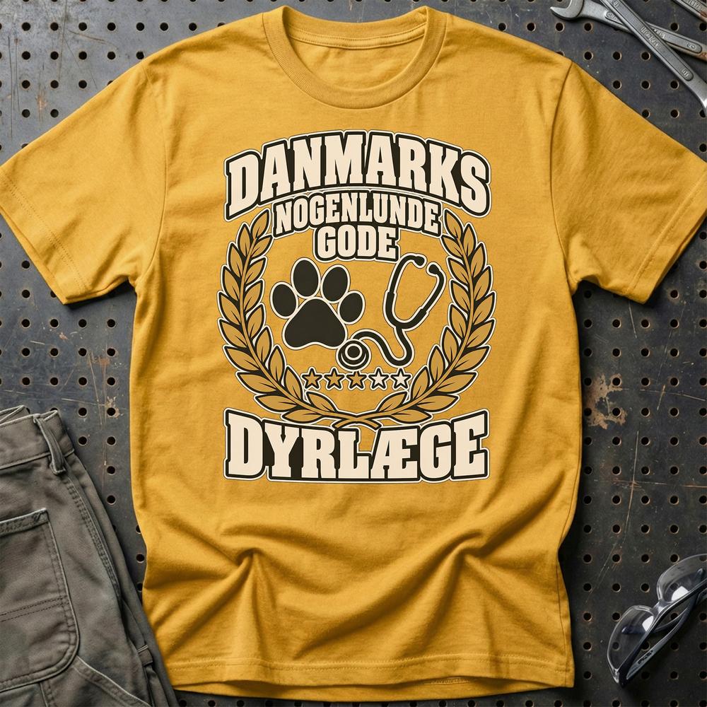 
Produktbillede af Dyrlæge – Danmarks Nogenlunde Gode T-Shirt