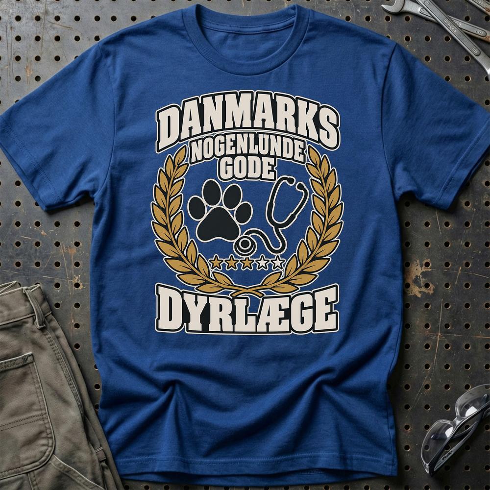 
Produktbillede af Dyrlæge – Danmarks Nogenlunde Gode T-Shirt