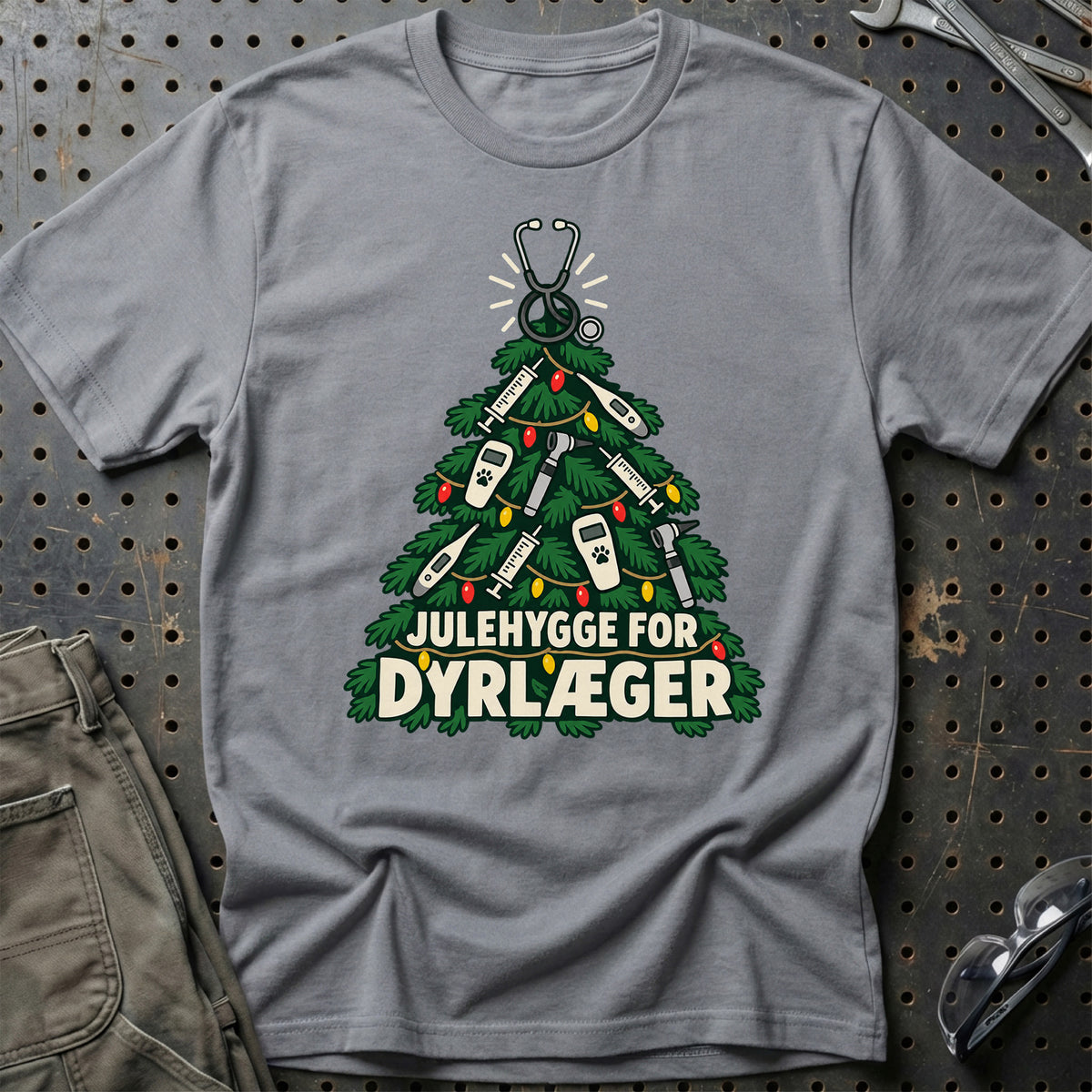 
Dyrlæge – Julehygge – Unisex T-Shirt – Grå Sport