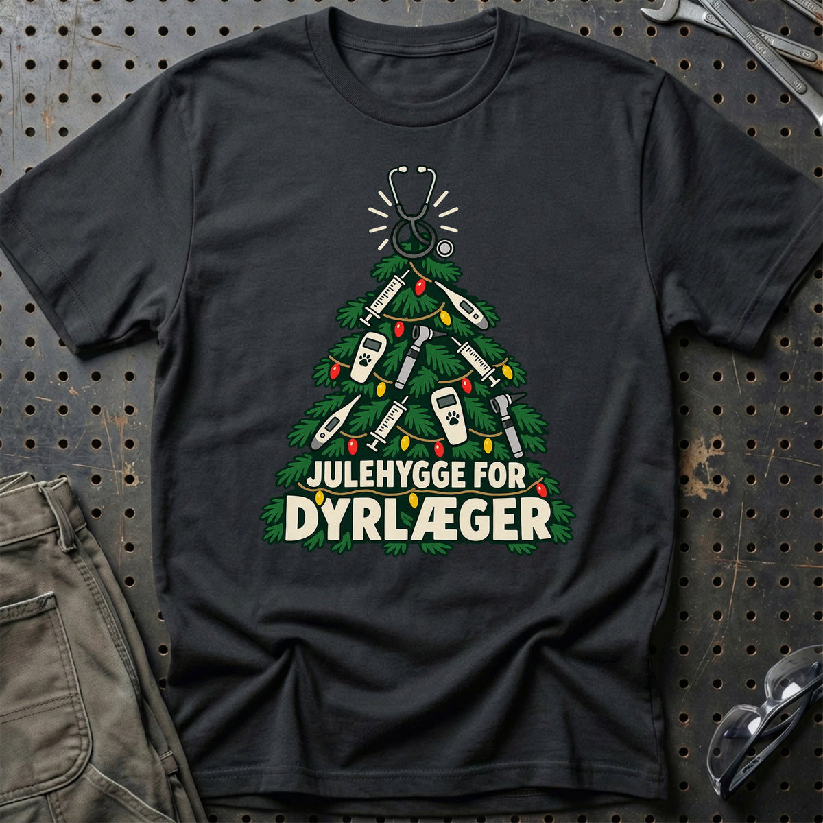 
Dyrlæge – Julehygge – Unisex T-Shirt – Sort