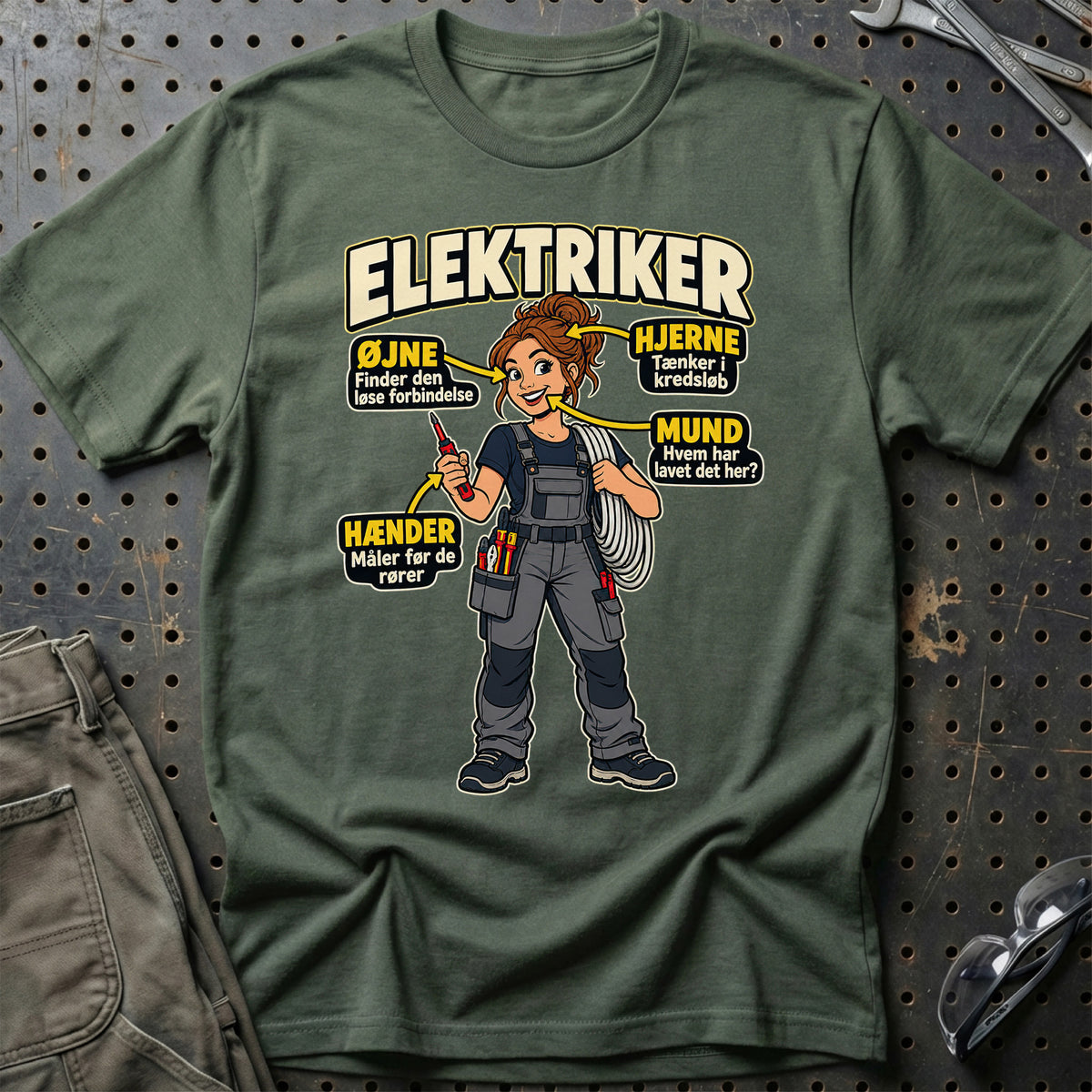 
Produktbillede af Elektriker – Anatomi T-Shirt