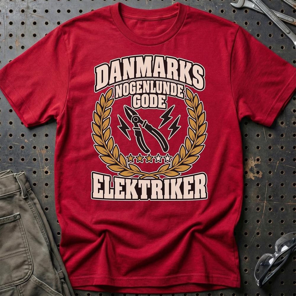 
Produktbillede af Elektriker – Danmarks Nogenlunde Gode T-Shirt