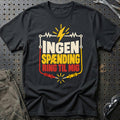 
Elektriker – Ingen spænding, ring til mig – Unisex T-Shirt – Sort
