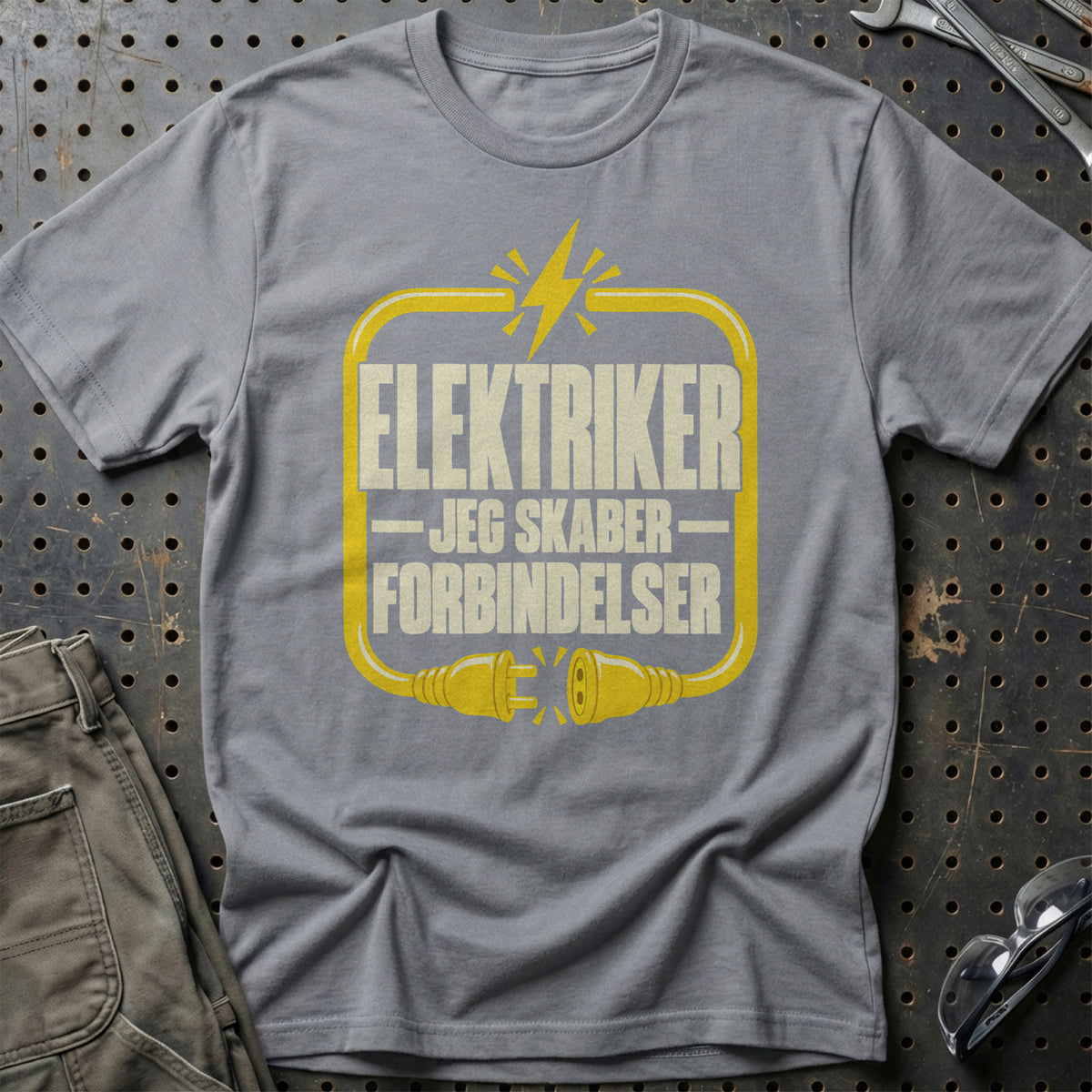 
Produktbillede af Elektriker – Jeg Skaber Forbindelser T-Shirt