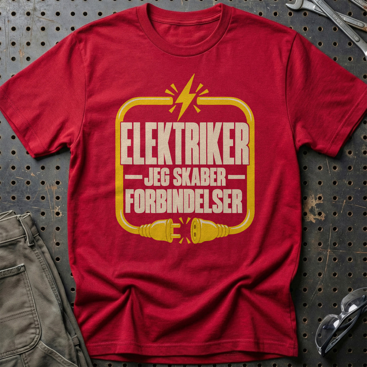 
Produktbillede af Elektriker – Jeg Skaber Forbindelser T-Shirt