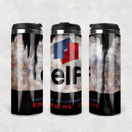 Elf Motor Oil Termokrus Tumbler Rustfrit Stål-Krus-Motorolie-Garage Culture Shop- garage - man cave - merchandise