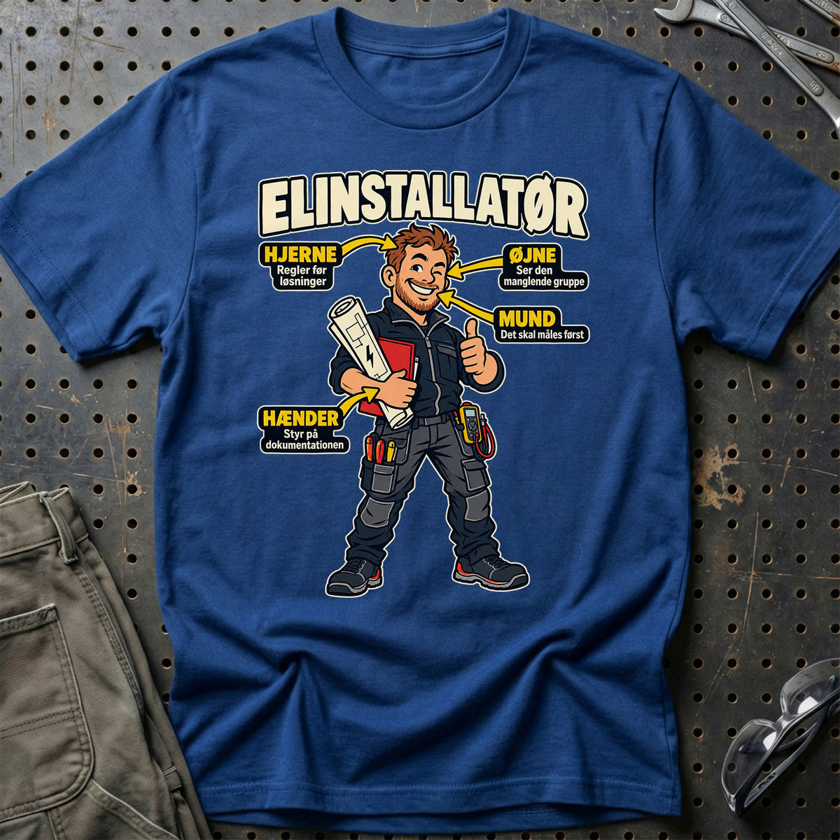 
Produktbillede af Elinstallatør – Anatomi T-Shirt