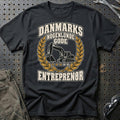 Entreprenør – Danmarks Nogenlunde Gode T-Shirt-Beklædning-Garage Culture-Sort-S-Garage Culture Shop- garage - man cave - merchandise