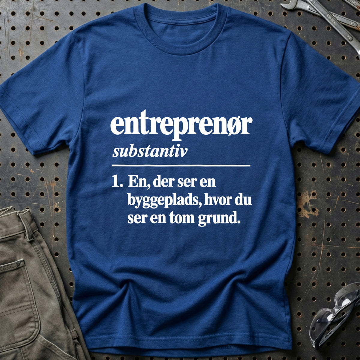 
Entreprenør – Definition T-Shirt – Blå Royal