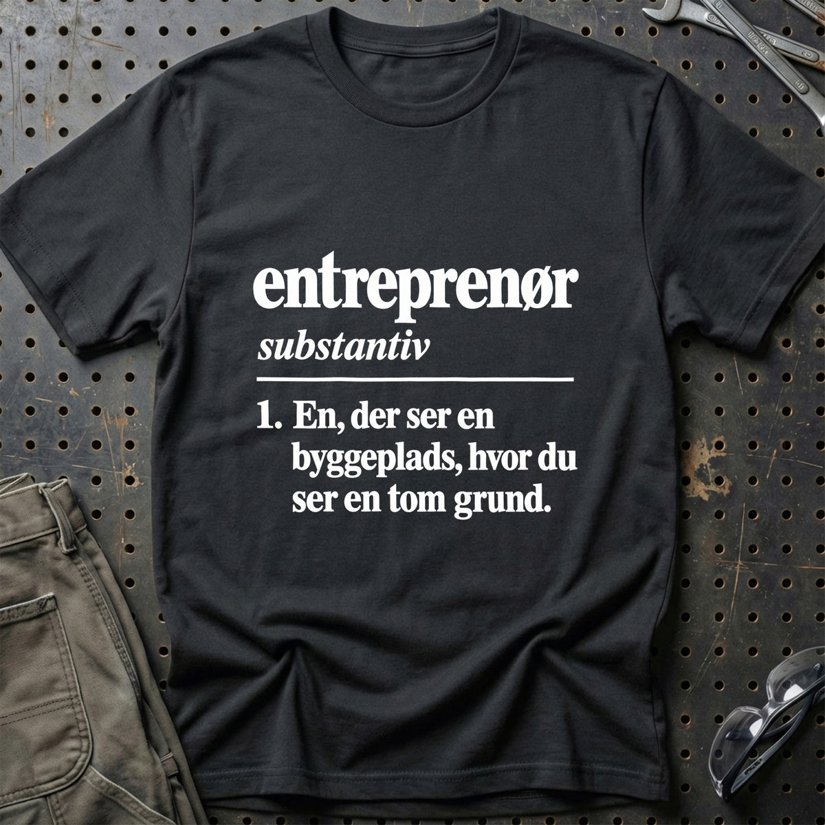 
Entreprenør – Definition T-Shirt – Sort