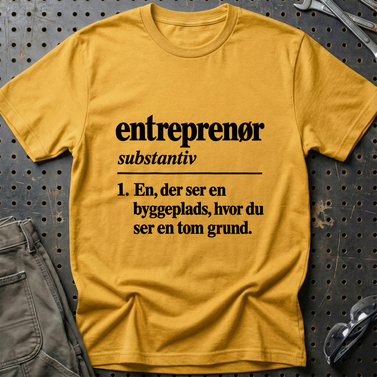 
Entreprenør – Definition T-Shirt – Guld