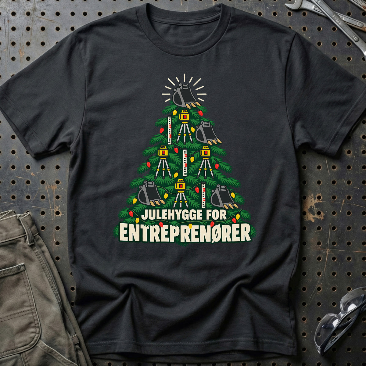 
Entreprenør – Julehygge – Unisex T-Shirt – Sort