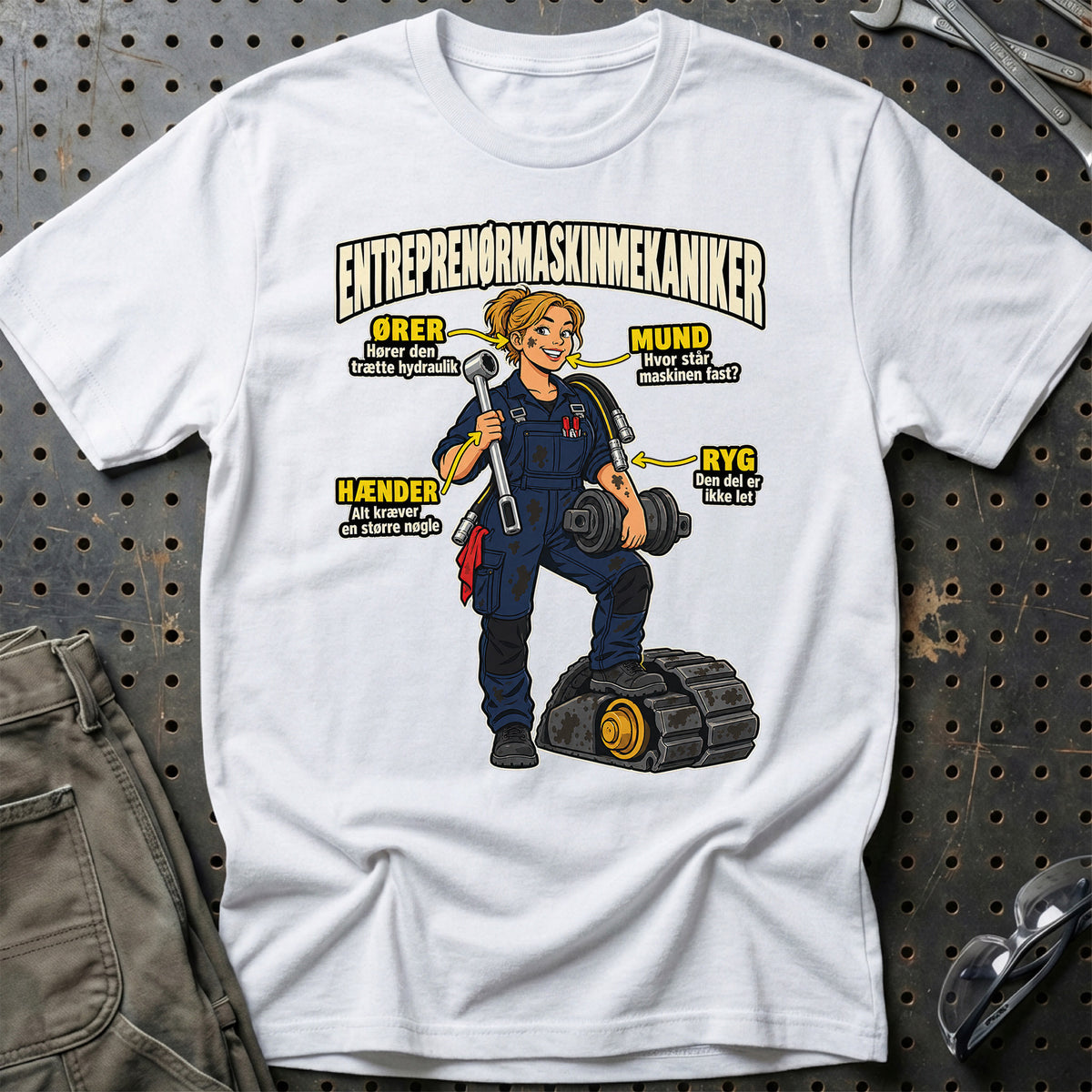 
Produktbillede af Entreprenørmaskinmekaniker – Anatomi T-Shirt