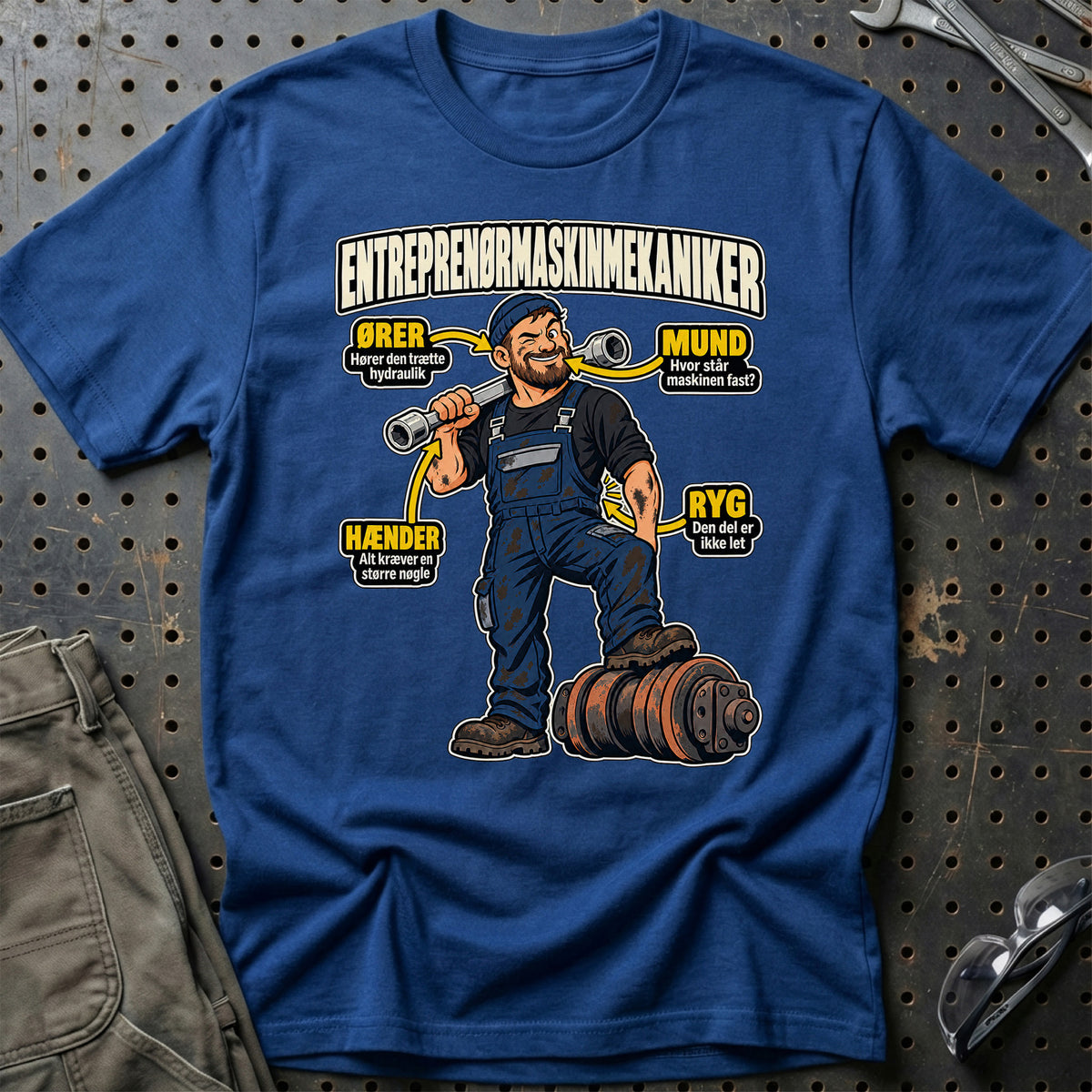 
Produktbillede af Entreprenørmaskinmekaniker – Anatomi T-Shirt