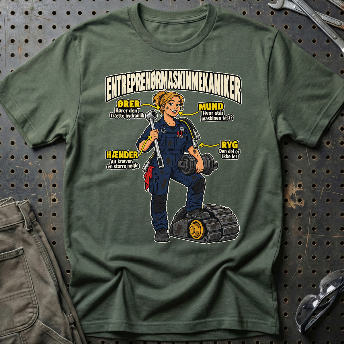 
Produktbillede af Entreprenørmaskinmekaniker – Anatomi T-Shirt