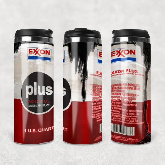 Exxon Motor Oil Termokrus Tumbler Rustfrit Stål-Krus-Motorolie-Garage Culture Shop- garage - man cave - merchandise
