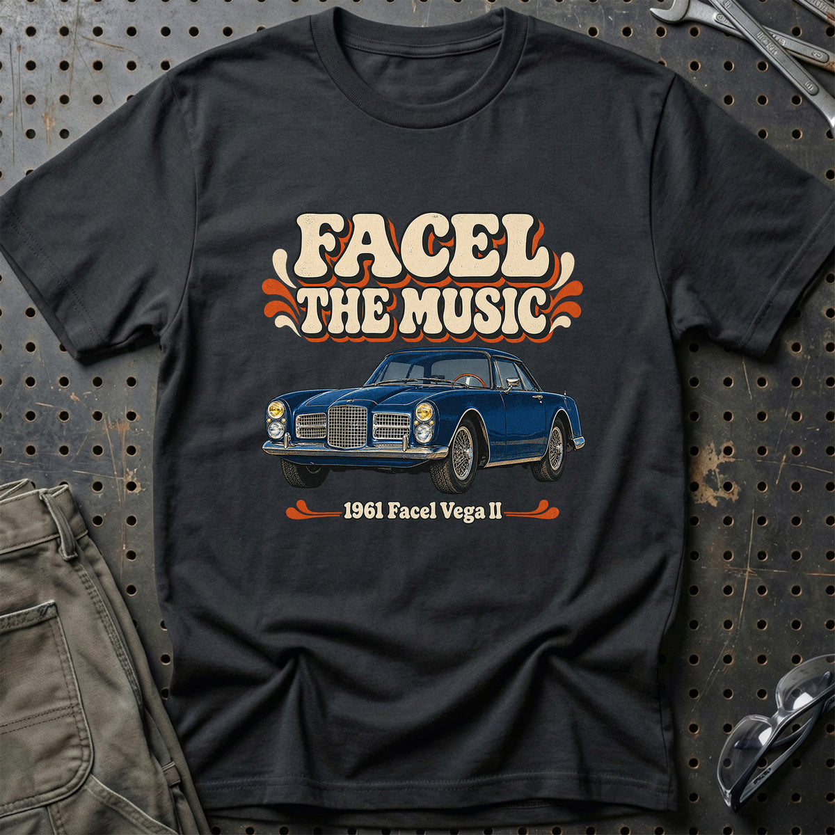 
Facel Vega II 1961 – Facel the Music T-Shirt – Sort