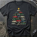 
Facel Vega Juletræ Christmas Tree Unisex T-Shirt – Sort – print foran