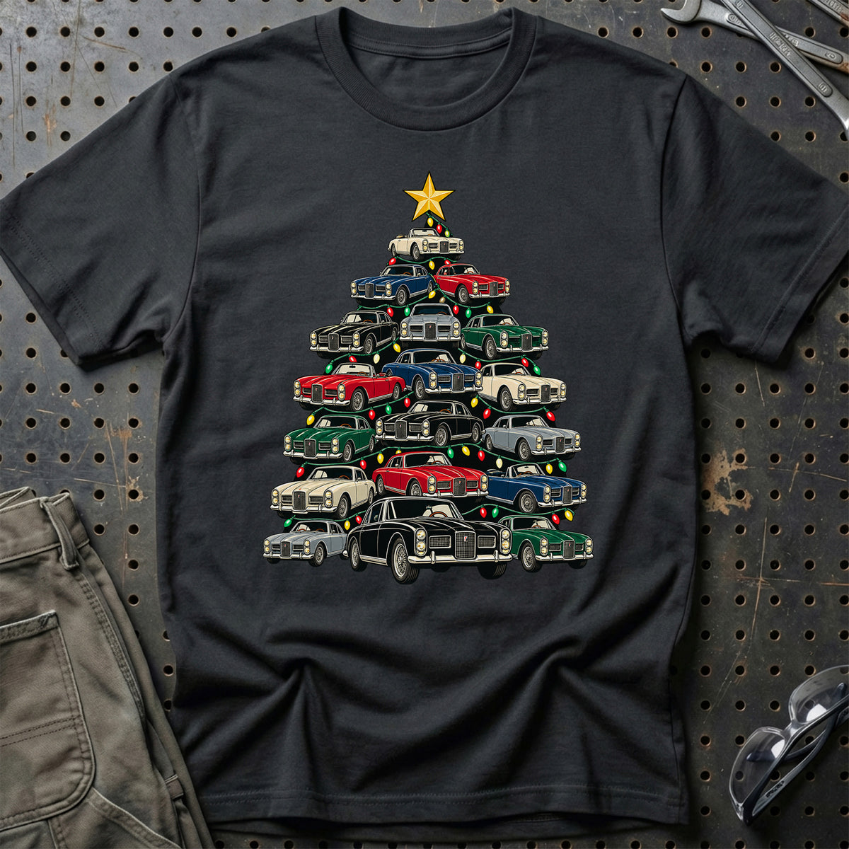 
Facel Vega Juletræ Christmas Tree Unisex T-Shirt – Sort – print foran