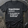 
Fængselsbetjent – Definition T-Shirt – Sort